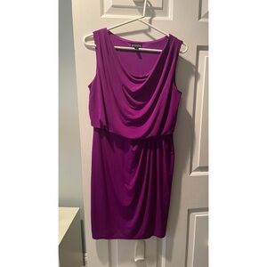 Enfocus Studio Sleeveless Magenta Mini Dress